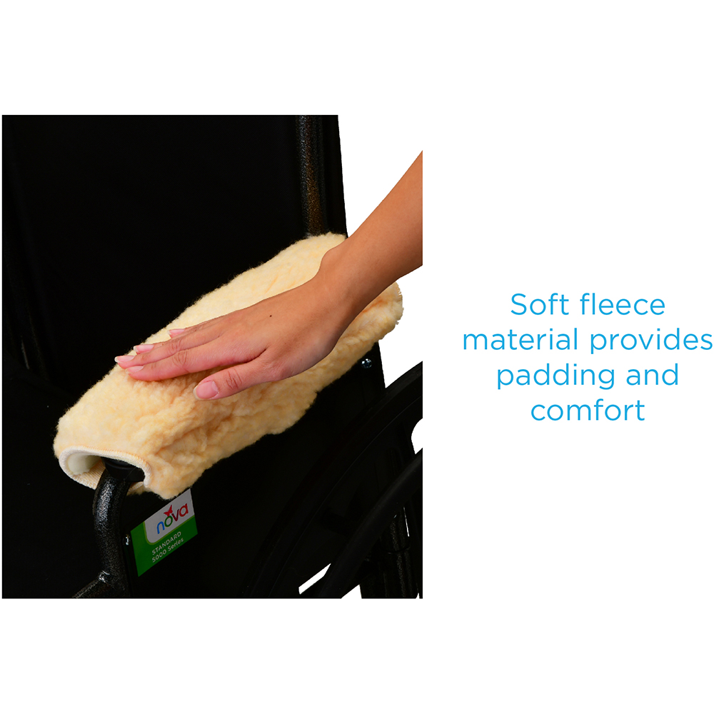FLEECE ARM CUSHION COVERS